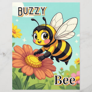 Buzzy Bee   Niedlicher Cartoon Kids Kinderzimmer A