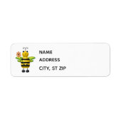 Buzzy Bee Return Address Lables (Vorne)