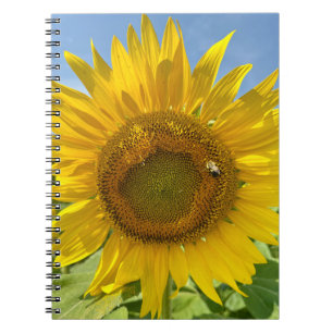 BuZZy Bee & Sunflower Foto Journal Notizblock