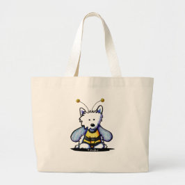 Buzzy Bee Westie Jumbo Stoffbeutel