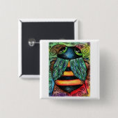 BUZZY BEEZZ Weg-Team-Knopf Button (Vorne & Hinten)