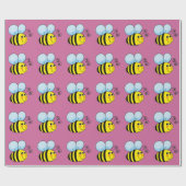 buzzy Biene Geschenkpapier (Flach)