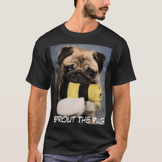 Buzzy Bienen-Mops T-Shirt (Vorderseite)