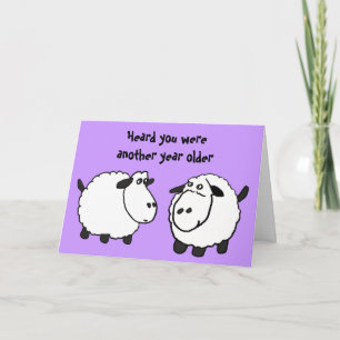 BV - Funny Sheep Birthday Card Karte