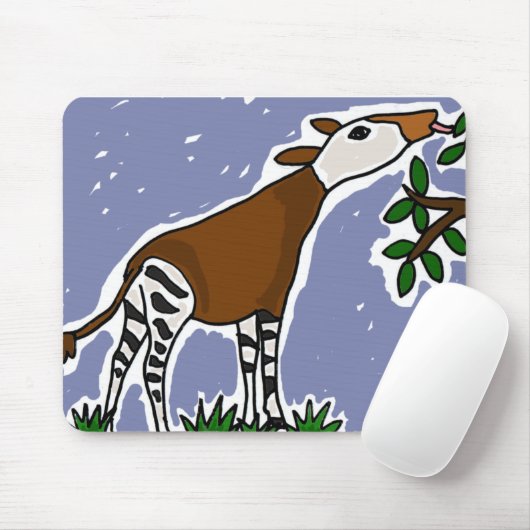 BV, Okapi-Kunst-Cartoon Mousepad (Mit Mouse)