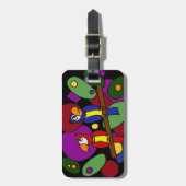 BV, plappert abstrakten Kunst-Gepäck-Umbau nach Gepäckanhänger (Vorderseite vertikal)