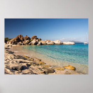 BVI, Virgin Gorda, The Baths Nationalpark Poster