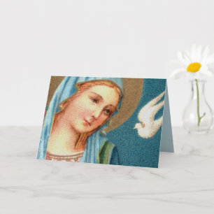 BVM und Heiliger Geist aus Lippi's Verkündigung (D Karte