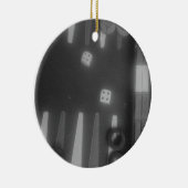 BW backgammon Keramikornament (Rechts)