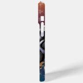 BW! BIOGEFÄHRDUNG WARNEN! TOTENKOPF Case-Mate iPhone HÜLLE (Rückseite / Links)