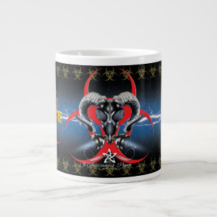 BW! BIOGEFÄHRDUNG WARNEN! TOTENKOPF Jumbo-Tasse