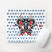 BW! BIOGEFÄHRDUNG WARNEN! TOTENKOPF MOUSEPAD (Mit Mouse)
