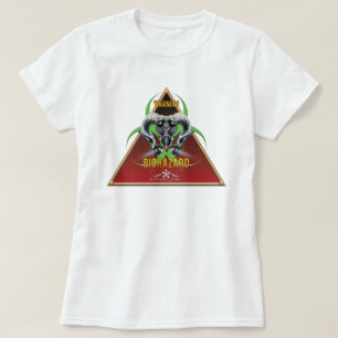 BW! BIOGEFÄHRDUNG WARNEN! TOTENKOPF T-Shirt