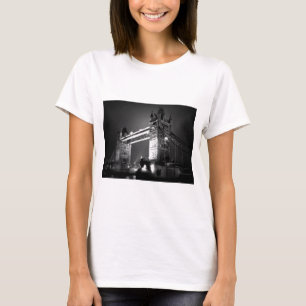 BW Black & White London Tower Bridge T-Shirt