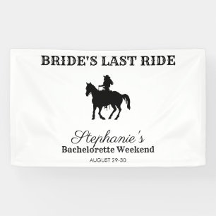 BW Bride's Last Ride Bachelorette Weekend Banner
