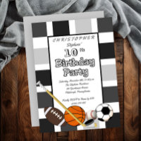 BW Farbblock Alle Star Sports Birday Party