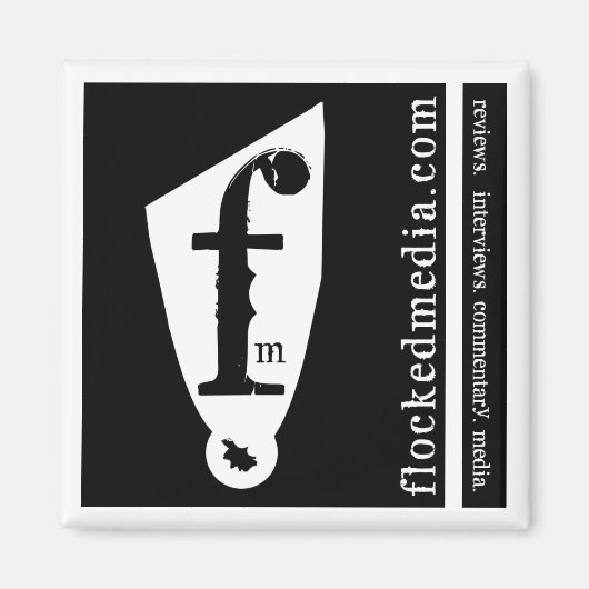 BW Flocking Ad Square Magnet (Vorne)