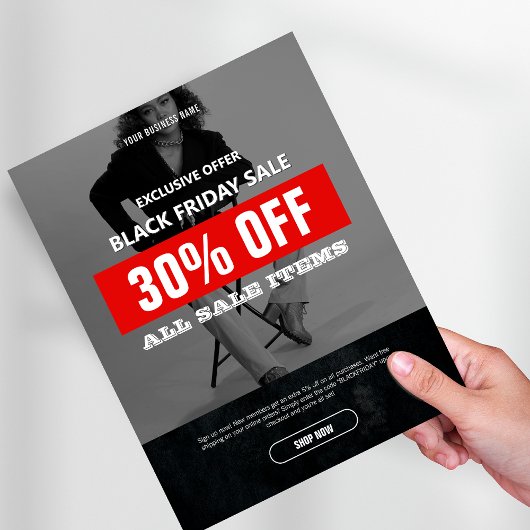 BW Foto Black Friday Sale Produktwerbung Flyer