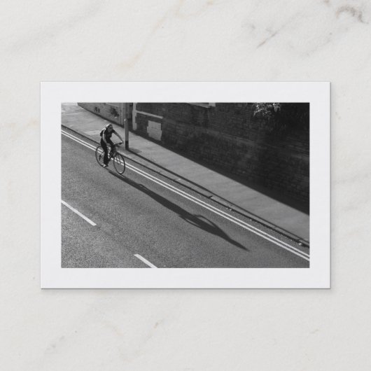 BW für den Cycling Visitenkarte (Vorderseite)