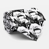 BW Gorilla Face Krawatte (Gerollt)