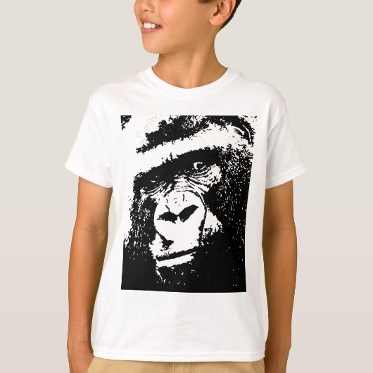 BW Gorilla Face T-Shirt (Vorderseite)