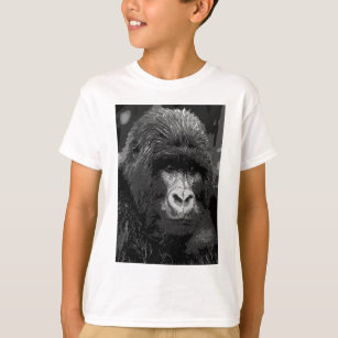 BW Gorilla Face T-Shirt
