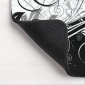 BW-Grunge Mousepad (Ecke)