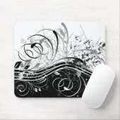 BW-Grunge Mousepad (Mit Mouse)