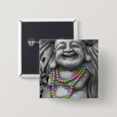 bw-Homosexuelles buddah Button (Vorne & Hinten)