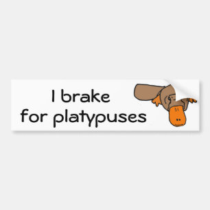 BW I Bremse für platypuses Autoaufkleber
