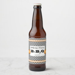 BW Karos Pumpkins Baby Q GRILLEN Dusche Bierflaschenetikett