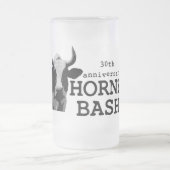 BW-Kuh Stein Mattglas Bierglas (Mittel)