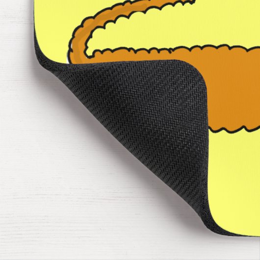 BW lustige Dackel Mousepad (Ecke)