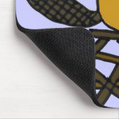 BW lustiger Biber Mousepad (Ecke)