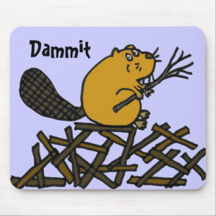 BW lustiger Biber Mousepad