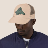 BW lustiger Cartoonaardvark-Hut Truckerkappe (Beispiel)