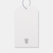 BW 'Perfect Liebe Drives Out Fear' - 1 John 4:18 Geschenkanhänger (Rückseite)