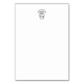 BW 'Perfect Liebe Drives Out Fear' - 1 John 4:18 Tischnummer (Rückseite)