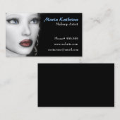 BW-Porträt-Visitenkarte Visitenkarte (Vorne/Hinten)