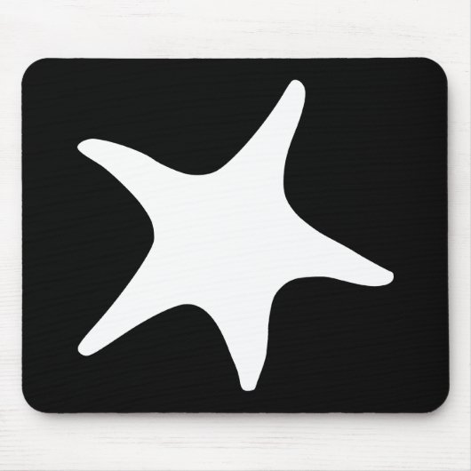 BW Seestern Mousepad (Vorne)