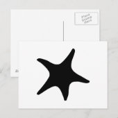 BW Seestern Postkarte (Vorne/Hinten)