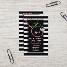 BW-Streifen-moderne Krankenschwester, die