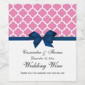 BW V Streifen, Schwarzer Goldschmuck Weinflaschen- Weinetikett (Einzelnes Label)