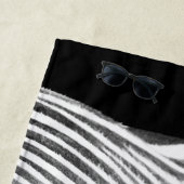 BW Zebra Strandtuch (Beispiel)