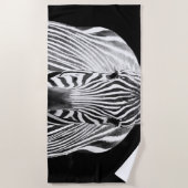 BW Zebra Strandtuch (Vorderseite)
