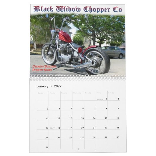 BWC Chopperkalender 2007 Kalender (Jan 2027)