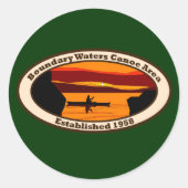 BWCA-Emblem Runder Aufkleber (Vorderseite)