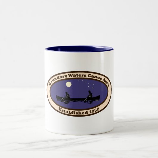 BWCA-Emblem Zweifarbige Tasse (Mittel)