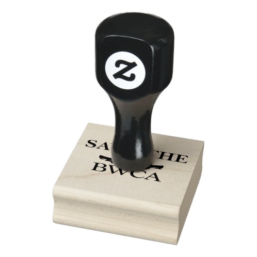 BWCA - Grenzgewässer gerettet Gummistempel (Stempel)