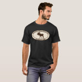BWCA Grenzgewässer Kanugebiet Minnesota Elche T-Shirt (Vorne ganz)